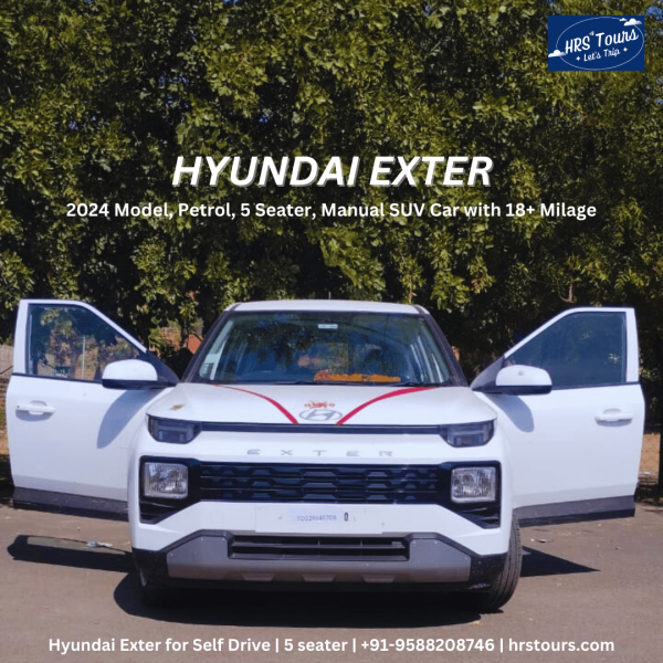 Hyundai Exter for Self Drive car in jodhpur rajasthan by hrs tours rihanshu dhawan 9588208746-min