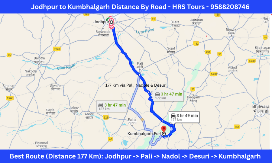 self drive car from jodhpur to Kumbhalgarh trip google map best route (1)-min
